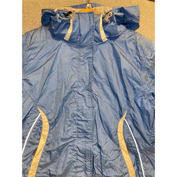 Obermeyer Alt3 Ski Jacket Women Large Blue Hydroblock Fusion Weather X4 Full-Zip - Picture 5 of 16